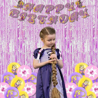 BRAVESHINE Iridescent Purple Foil Curtain - 2 Pack 3.2x6.5ft Holographic Party Streamers Tinsel Backdrop for Girl/Birthday/Valentine’s/Bachelorette/Engagement/Mermaid/Butterfly/Bridal Shower Decor