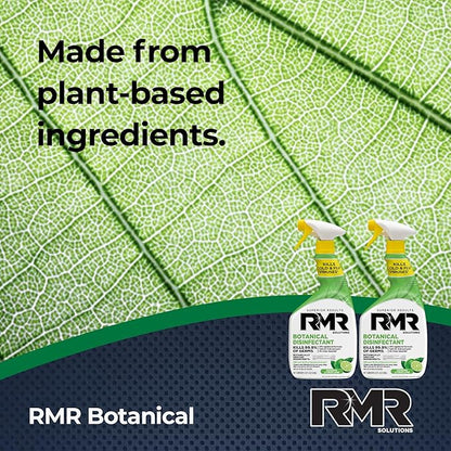 RMR Brands Botanical Disinfectant and Cleaner, Kills 99% of Household Bacteria and Viruses, EPA Registered, 2 Pack - 32 Fl Oz