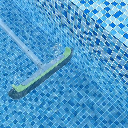 Sepetrel Pool Brush Head for Cleaning Walls,Heavy Duty Inground/Above Ground Swimming Pool Scrub Brushes with Premium Strong Bristle & Reinforced Aluminium Back