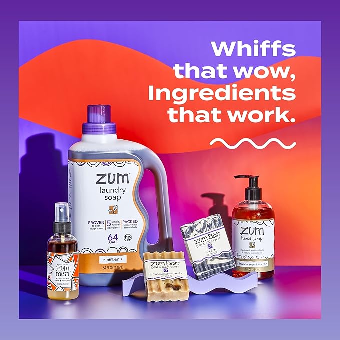 Indigo Wild Zum Goat's Milk Soap Bar - Bar Soap for Hands & Body Made with Essential Oils - 3 oz - Patchouli-Orange (3 Pack)