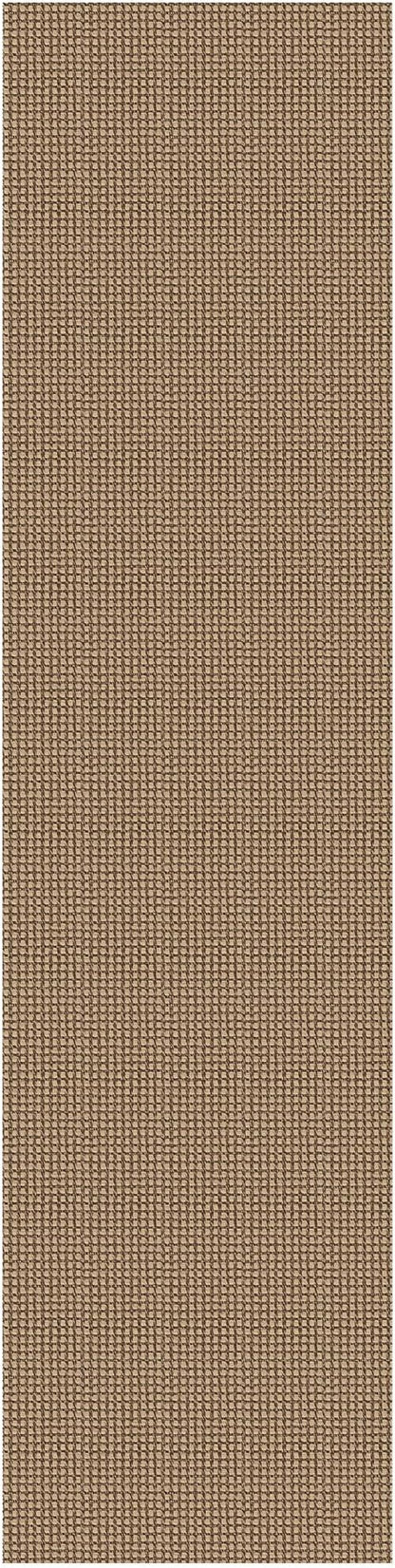 EARTHALL Woven Runner Rug 2x8 Ft Washable Runners for Hallways Cotton Non Slip Rubber Backed Kitchen Runner Braided Indoor Floor Carpet for Entryway, Hallway, Kitchen, Bedroom, Orange/Tan/Brown