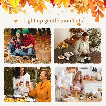Scented Candles Gift Set - 3 Pack Candles for Home Scented Retro Lantern, Fall Candle Set Perfect for Women, Birthday, Yoga, Weddings, Christmas - Soy Wax Candle Vanilla, Rose, Lavender