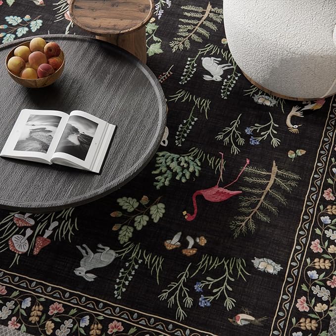2x3 Washable Area Rugs for Entryway: Door Mat Indoor Entrance Small Throw Rug Non-Slip Low Pile Soft Kitchen Rug for Front Door Indoor Entrance Entry Bedside Kids Room