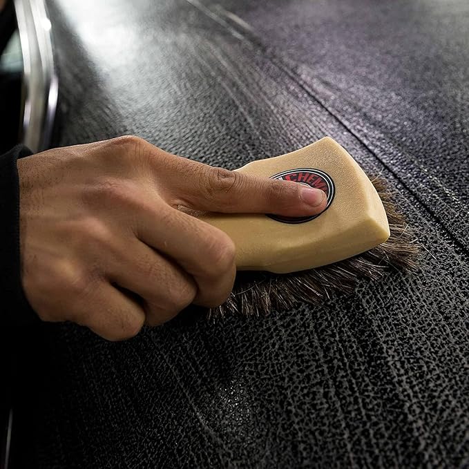 Chemical Guys Acc_S95 Long Bristle Horse Hair Leather Cleaning Brush for Car Interiors, Furniture, Sneakers, Boots, and More (Works on Natural, Synthetic, Pleather, Faux Leather) (Pack of 12)