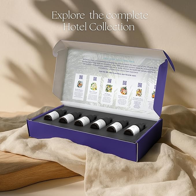 Levona Scent Essential Oil - Fresh Aroma for Home, Office, Hotel & Spa, Ideal for Humidifiers & Diffusers, Hotel Fragrance with Orange Rind & Watery Notes - 120ml / 4 fl oz, Ruby