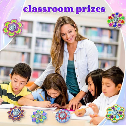 40 Pack Mini Fidget Toys for Spinner,Christmas Stocking Goodie Bag Stuffers Party Favors Gifts Sensory Toys for Kids Boys Girls Adults ADHD Stress Relief,Treasure Box Toy Classroom Prizes Supplies