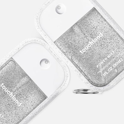 Touchland Special Edition Confetti Cake Mist + Frosted Sparkle Case Set, Scented & Stylish Hydrating Hand Sanitizer Spray Bundle, Travel Size, Dye Free, Amazon Exclusive
