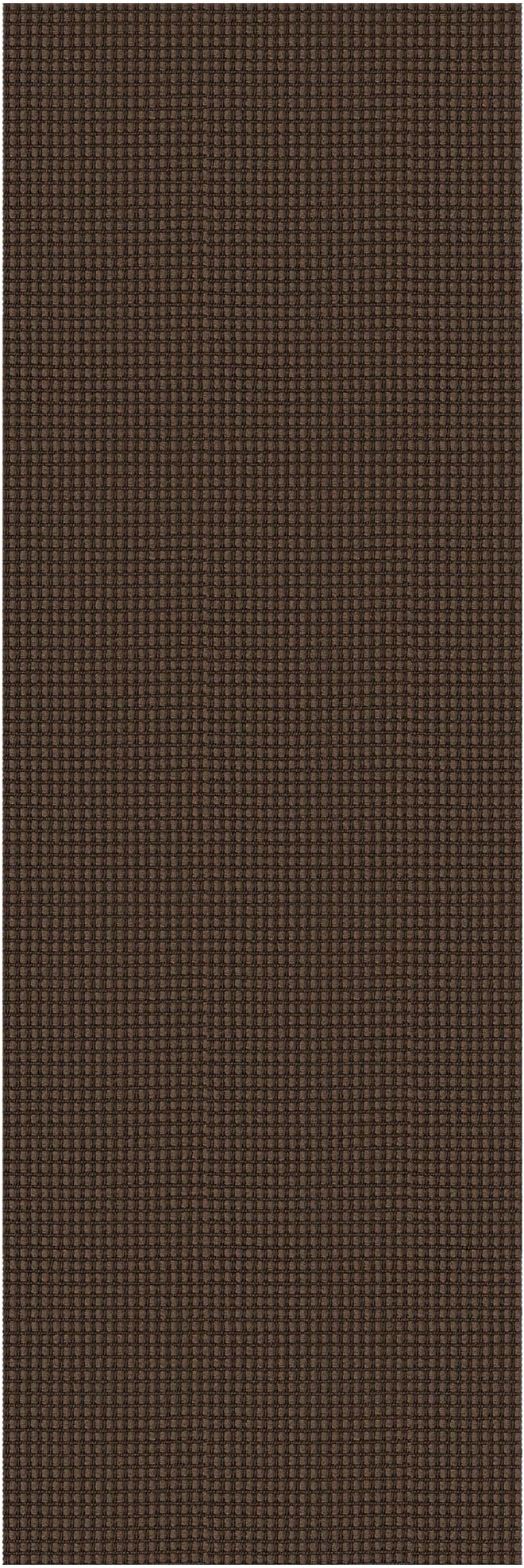 Braided Runner Rug 2x7 Ft Washable Runners for Hallways Non Slip Rubber Backed Kitchen Runners Cotton Entryway Runner Indoor, Woven Floor Carpet for Hall Kitchen Bedroom, Brown
