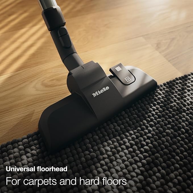 Miele Complete C2 Hardfloor Bagged Canister Vacuum Cleaner with High Suction Power, Designed for Special Care of Hard Floors and Low-Pile Carpet, in Tech Blue
