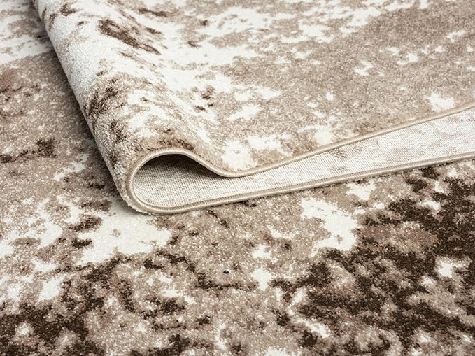 Keen Home Design Area Rugs - 10x14 Non-Shedding, Abstract Rugs for Kitchen, Living Room, Bedroom, Dining Room, Entryway - Size: 9'10" x 14', Multi