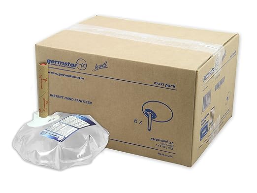 GermStar 20056 Original Hand Sanitizer Refill, 32 oz Case of 6, 6, Original