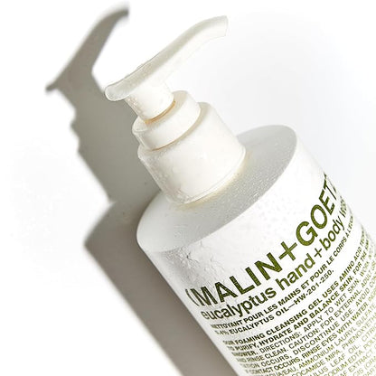 MALIN+GOETZ Eucalyptus Hand + Body Wash – natural hydrating soap,cleansing and purifying for all skin types, prevents stripping or irritation on sensitive skin. Cruelty-free. 8.5 fl oz