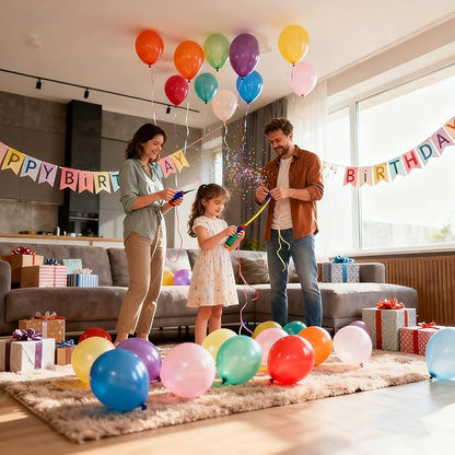 100pcs 12 Inch Rainbow Latex Balloons for Birthday, Baby Shower, Wedding.Vibrant Assorted Colors for Party Decorations - Create Stunning Balloon Arches & Backdrops with Ease!