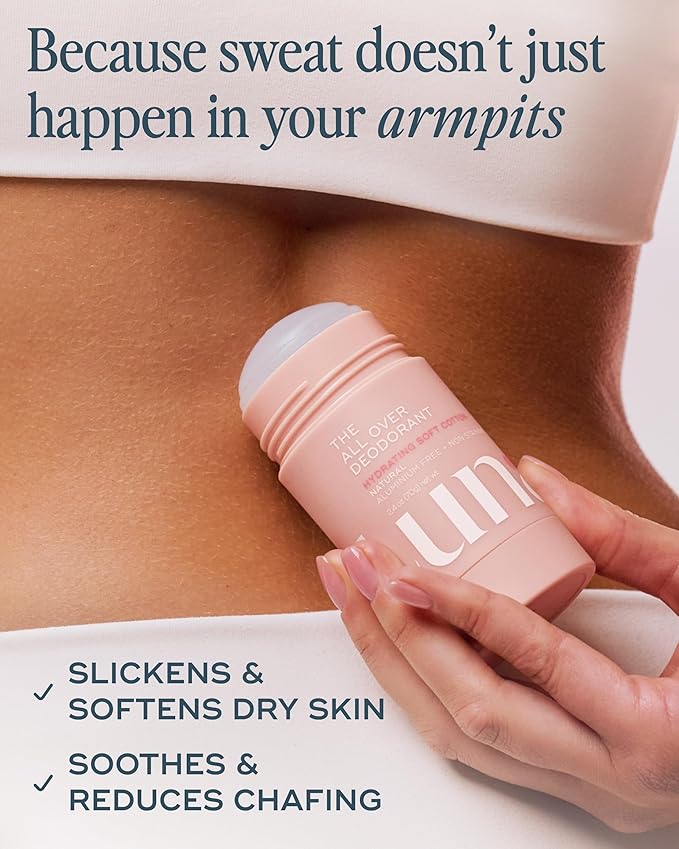 Luna Daily The All Over Deodorant™ Stick | Natural Body Deodorant for Women | pH-Balanced, Aluminum-Free & Non-Staining | Fresh Jasmine & Ylang Ylang | With Hyaluronic Acid & Prebiotics, 2.4 oz