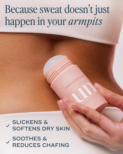 Luna Daily The All Over Deodorant™ Stick | Natural Body Deodorant for Women | pH-Balanced, Aluminum-Free & Non-Staining | Fresh Jasmine & Ylang Ylang | With Hyaluronic Acid & Prebiotics, 2.4 oz