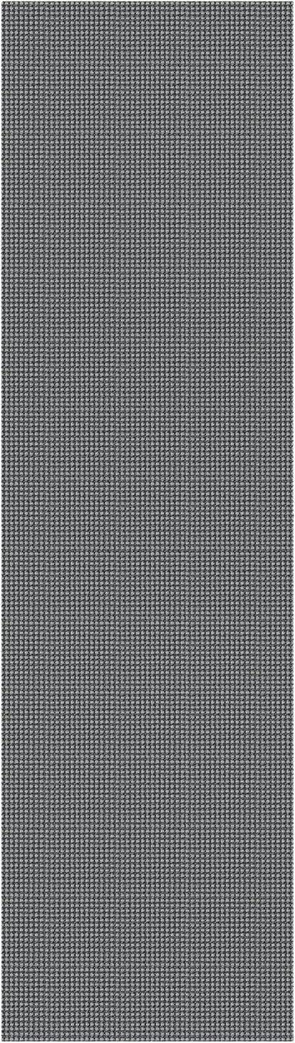 EARTHALL Woven Runner Rug 3x10 Ft Washable Runners for Hallways Long Non Slip Rubber Backed Kitchen Runner Braided Indoor Floor Carpet Runners for Entryway, Hallway, Kitchen, Dark Gray