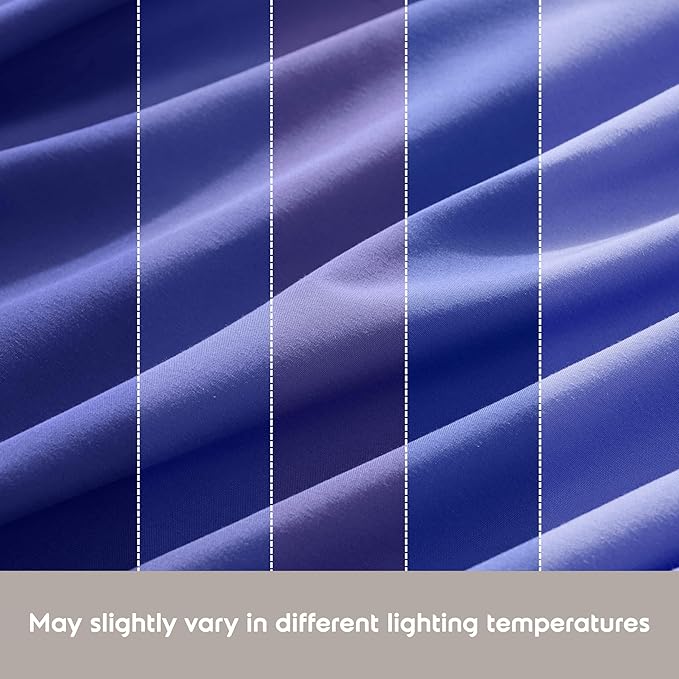 Nestl Full XL Sheet Set - Luxury 1800 Ultra-Soft Microfiber Full Extra Long Bed Sheets - Double Brushed - Deep Pockets - Easy Fit - 4 Piece Set - Bedding Sheets & Pillowcases (Full XL, Royal Blue)
