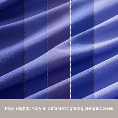 Nestl California King Sheet Set - 1800 Ultra-Soft Microfiber Cal King Bed Sheets - Double Brushed - Deep Pockets - Easy Fit - 4 Piece Set - Bed Sheets (California King, Royal Blue)