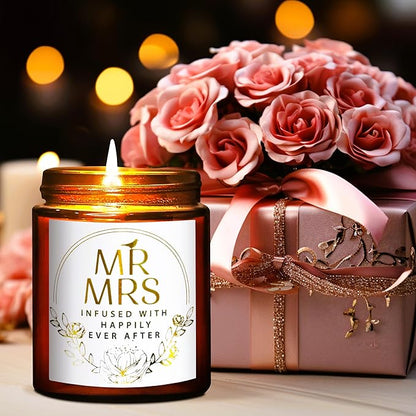 You're Engaged Candle - Engagement, Bridal Shower Gifts for Her - Relaxing Candles for Women Stress Relief - Best Gift for Newly Engaged Couples - Lavender Vanilla Soy Scented Jar Candle