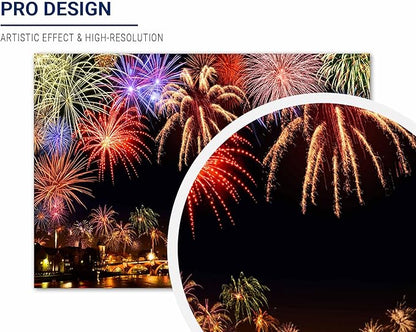 Allenjoy 7x5ft 2026 New Year Backdrop Annual Countdown NYE Shining Bokeh Fireworks Family Party Supplies Holiday Festival Decoration Celebration Photoshoot Props Photography Background Booth Banner