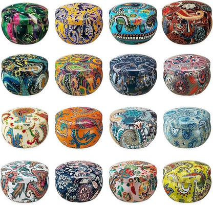 16 Pack Scented Candles Gift Set for Woman, Jar Candle, 2.5 oz Soy Wax Tin Candle-Ideal Gift for Travel Home Décor