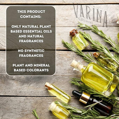 Varina Organic Eucalyptus Spearmint Bar Soap - Gentle Cleansing for Sensitive Skin, Herbal and Mint - 3 Pack