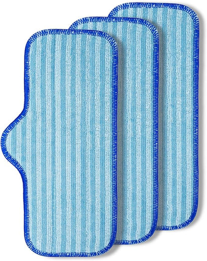 Microfiber Pads Compatible with Dupray Neat Steam Cleaner, Reusable Steam Mop Replacement Pads Fit for Dupray Steam Cleaner Accessories, Steamer cloth cover Durable & Washable - 3 Pack