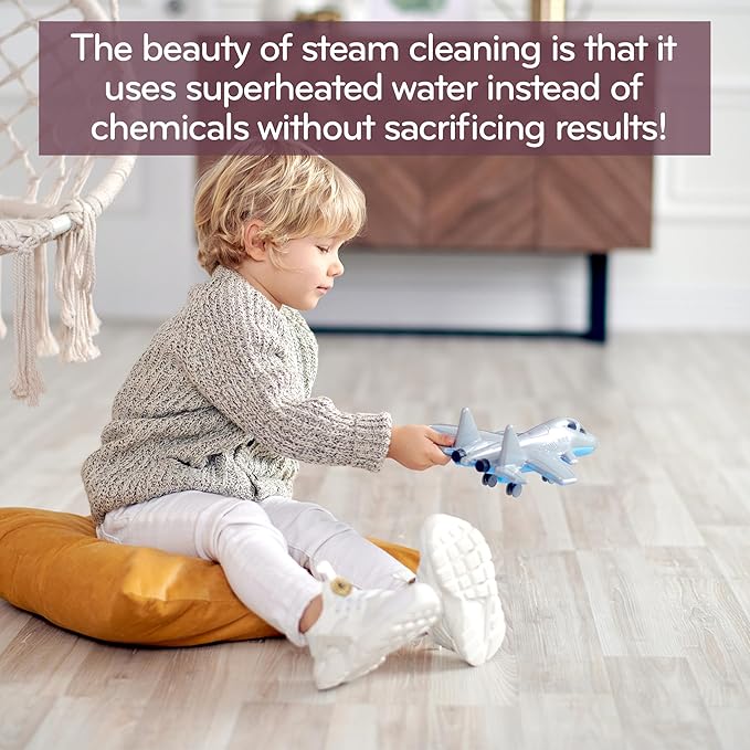 H2O HD 3-in-1 Steam Mop and Handheld Steam Cleaner For Floor Cleaning, Hardwood Floors, Grout Cleaner, Upholstery Cleaner, Tiles and Carpets