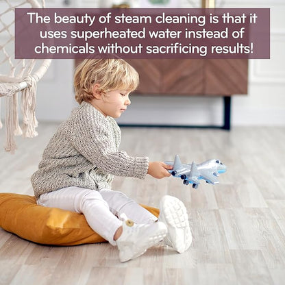 H2O HD 3-in-1 Steam Mop and Handheld Steam Cleaner For Floor Cleaning, Hardwood Floors, Grout Cleaner, Upholstery Cleaner, Tiles and Carpets