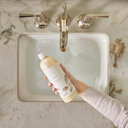 Thymes Hand Wash Refill - Lightly Scented Liquid Hand Soap for Bathroom and Kitchen Refill - Moisturizing Formula with Natural Ingredients (Goldleaf, 24.5 fl oz)