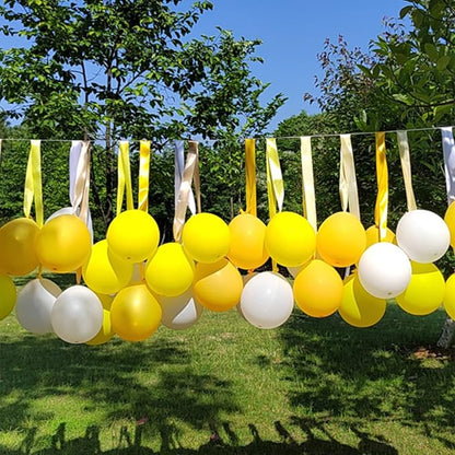 GaesQae Yellow Balloons,12 Inches Yellow Balloons,100pcs Latex Balloons for Birthday Wedding Party Baby Shower Decoration Engagement Party Decorations