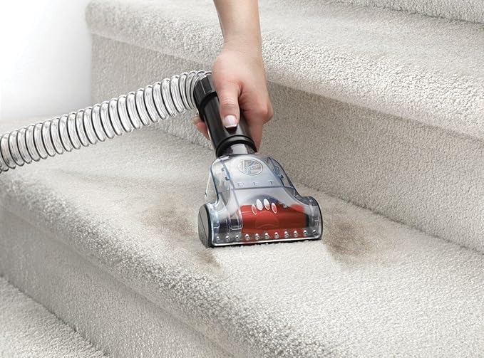 Hoover WindTunnel 2 Whole House Rewind Bagless Vacuum Cleaner, Corded Upright Vac, HEPA Media Filtration, Blocks Allergens and Absorbs Odors, Corded Vacuum Cleaners for Home Use