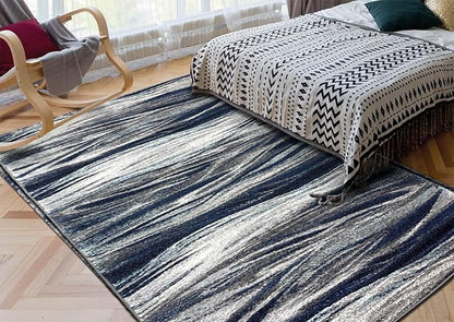 Keen Home Design Area Rugs - 6x9 Non-Shedding, Abstract Rugs for Kitchen, Living Room, Bedroom, Dining Room, Entryway - Size: 5'11" x 9'2", Multi