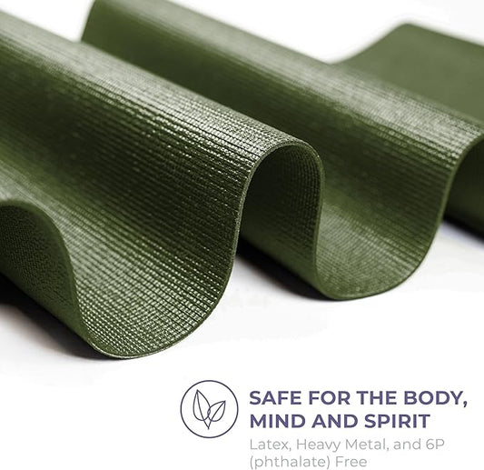 Sunshine Yoga Voyage Yoga Mat, 6 Pack, 72" x 24" Professional Studio and Gym Bulk Yoga Mats, 5mm Thick, Durable, Anti-Tear, Non Slip Fitness and Exercise Mats