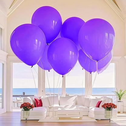 30 Pack Purple Balloons 36 inch Purple Latex Big Balloons for Party Decorations and Events