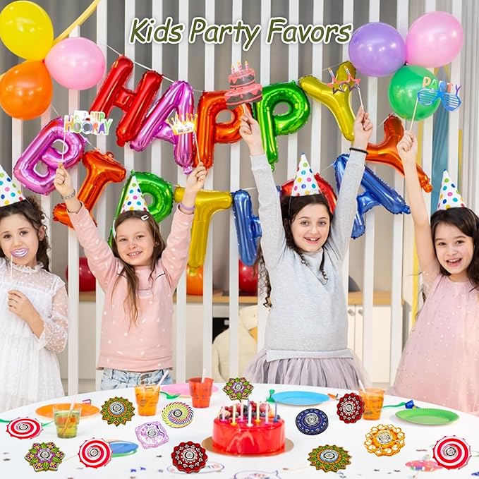 50 Pack Fidget Spinner Mini Toys,Party Favors Supplies Birthday Gifts Easter Basket Goodie Bags Stuffers for Kids Adults,Sensory Toys for Boys Girls Stress Relief,Treasure Box Toy Classroom Prizes