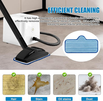 Steam Mop Pads for Dupray Neat Steam Cleaner, 6 Pack Neat Washable and Reusable Microfiber Pads for Dupray Steam Cleaner, Accessories for Dupray Neat Steam Cleaner