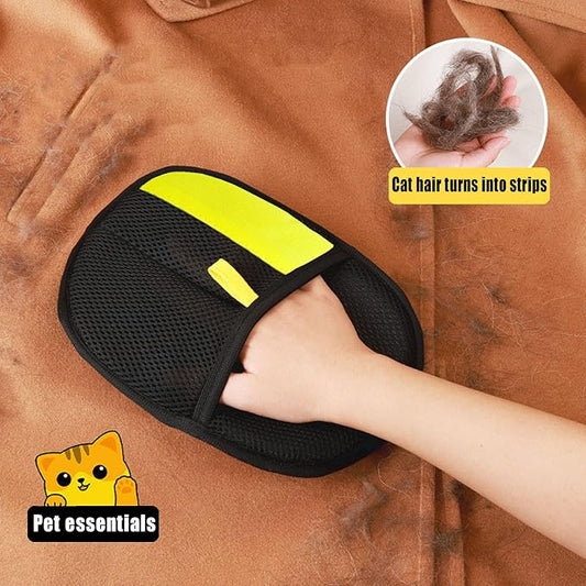 Pet Hair Removal Glove,Magic Brush Pet Hair,electrostatic pet Hair Remover Glove,Laundry/Couch/Carpet/Car Seat for 2025 New Reusable Magic Brush Cat & Dog Remover Tool