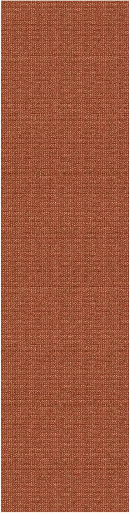 EARTHALL Woven Runner Rug 2x10 Ft Washable Runners for Hallways Long Cotton Non Slip Rubber Backed Kitchen Runner Braided Indoor Floor Carpet for Entryway, Hallway, Kitchen, Rustic Orange/Tan
