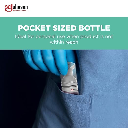 SC Johnson Professional Alcare Extra Foaming Hand Sanitizer, 47ml Pump Bottle, 12 Pack