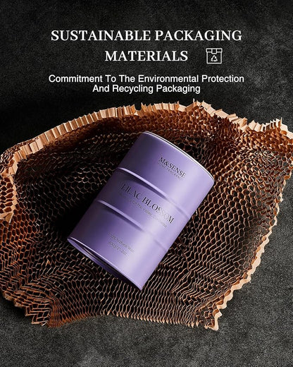 M&SENSE Large Lavender Soy Candles for Home Scented 11.6oz 120 Hour Long Burning, Aromatherapy Candle for Stress Relief Meditation Relaxing, Appreciation Gifts for Mom Teacher Friends
