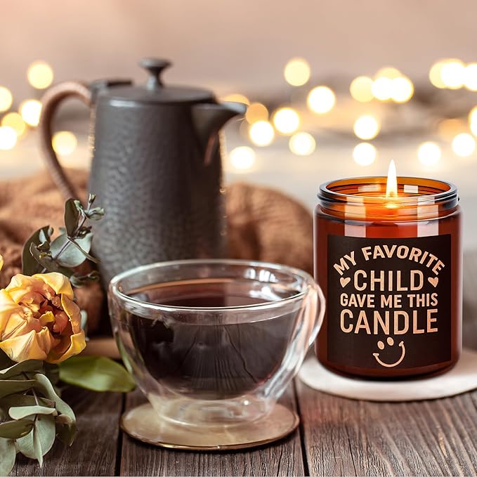Birthday Gifts for Mom from Daughter Son - Mothers Day Relaxing Candles for Women Stress Relief - Funny Gifts for Grandpa Grandma Grandparents - Lavender Vanilla Soy Wax Scented Candle