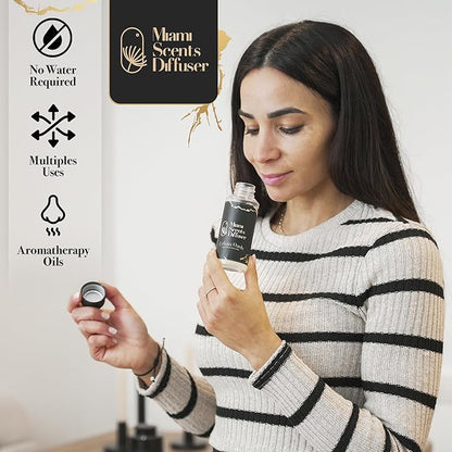 Urban Oasis Scent Inspired by The Ritz Carlton Hotel 4 FlOz - 120 ml Essential Oils Aroma for Home Office Diffuser Luxury Fragance Refill Aromatherapy Natural Fresh Blend of Amber Musk Ocean and Lemon