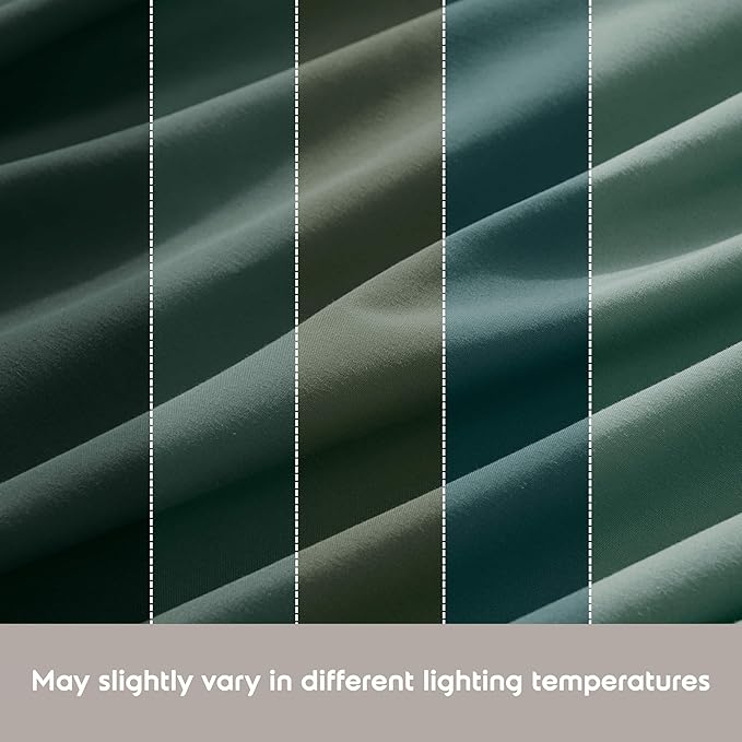 Nestl Twin Sheet Set - 1800 Ultra-Soft Microfiber Twin Bed Sheets - Double Brushed - Deep Pockets - Easy Fit - Extra Soft - 3 Piece Set - Bedding Sheets & Pillowcases (Twin, Forest Green)