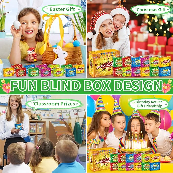 Dinosaur Party Favors for Kids - 24 Pack 72 Kinds of Animals Building Block Toy Goodie Bags Fillers Classroom Prizes Stuffers Gifts Building Set, Christmas Birthday Gift for Boys Girls Ages 6-12