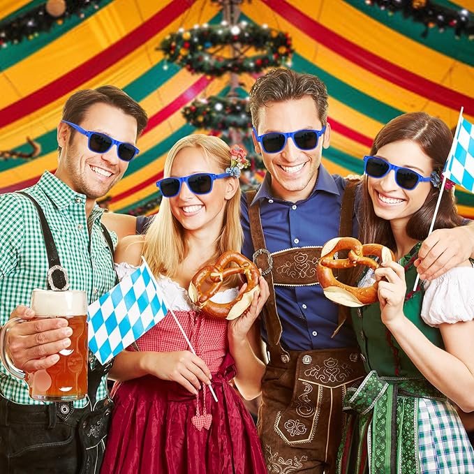ASTARON 12 Pack Party Sunglasses Bulk Neon Party Favors for Beach Wedding Party Pool Party Supplies