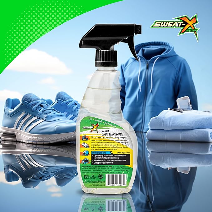 Extreme Odor Spray - Multipurpose No-Wash Deodorizer - Ideal for Shoes and Gym Clothing - Victory Scent (16 fl oz) - 2 Pack