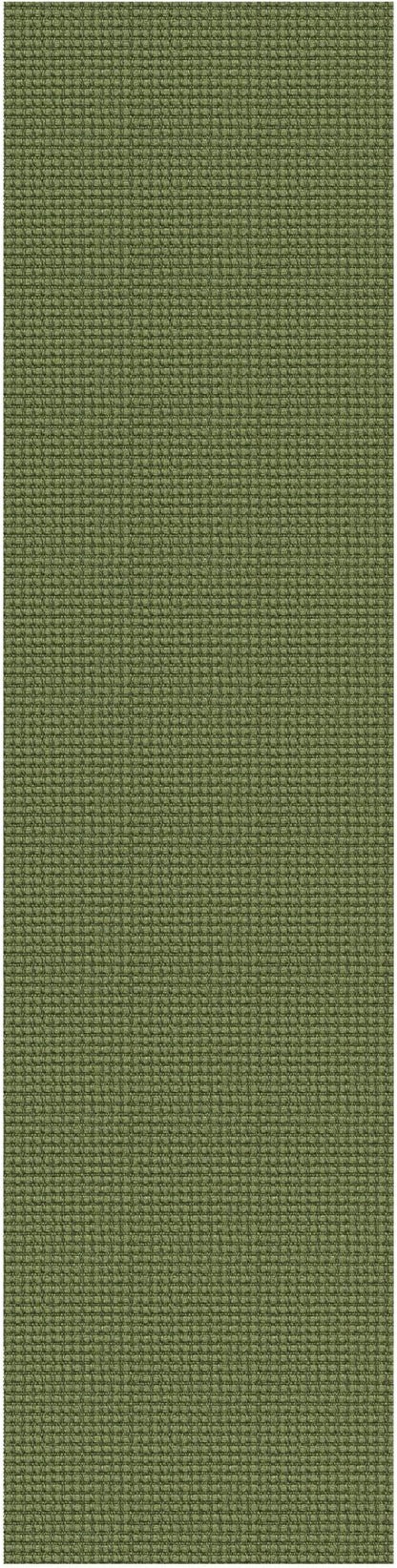 EARTHALL Woven Runner Rug 2x8 Ft Washable Runners for Hallways Cotton Non Slip Rubber Backed Kitchen Runner Braided Indoor Floor Carpet for Entryway, Hallway, Kitchen, Bedroom, Green