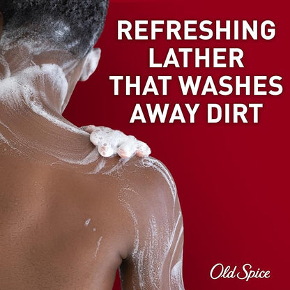 Old Spice Refreshing Body Wash for Men, 3X Defense, 24/7 Shower Fresh with Long Lasting Scent, Travel Size, Red Collection, Swagger with Cedarwood Scent, 3 oz