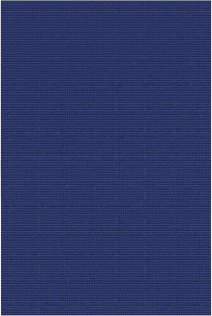 EARTHALL Woven Area Rugs 6x9 Ft Washable Living Room Rugs Non Slip Rubber Backed Dining Room Rug Braided Bedroom Rugs Indoor Floor Carpet for Living Room, Bedroom, Dining Room, Royal Blue/Navy